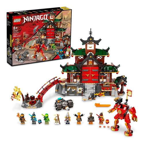 Kit De Construcción De Juguete Ninja Con 8 Minifiguras