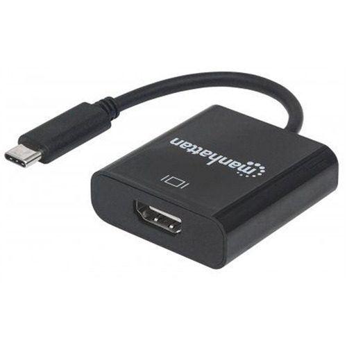 Imagen 6 de 6 de Convertidor Manhattan De Video Usb-c A Hdmi Hembra 15178 /vc