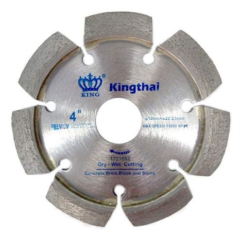 Kingthai Hoja Diamante Soldada Laser 4  Para Eliminacion