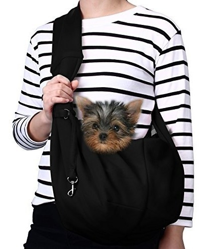 Bolso De Canguro Para Transporte De Perros Y Gatos De Manos 