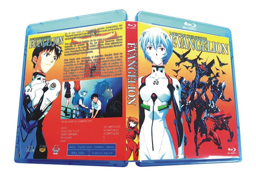 Serie Evangelion +director´s Cut+peliculas Bluray Disc 1080p