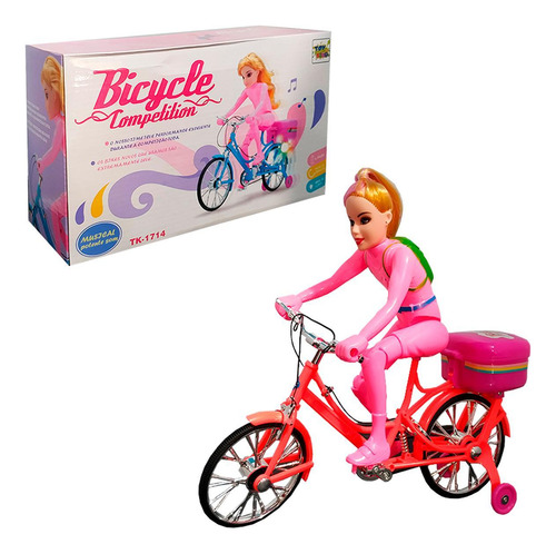 Brinquedo Boneca Ciclista Bicycle Competition - Toy King