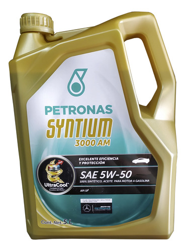 Aceite Sintetico Petronas Syntium 3000 Am 5w-50 5l