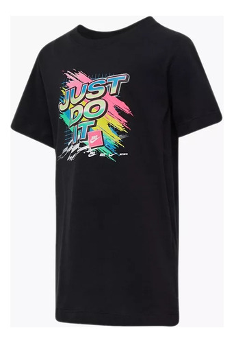 Remera Nike - Just Do It - Negra C/grafico  - L