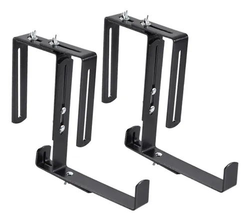 2 Soportes Para Macetas Que Se Adaptan A Barandas De Terraza