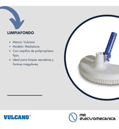Imagen 6 de 10 de Limpieza Vulcano Piletas: Barrefondo + Manguera X 8 Metros