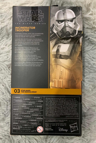 Incinerator Trooper The Black Series Star Wars 6´ Figura (Usado)