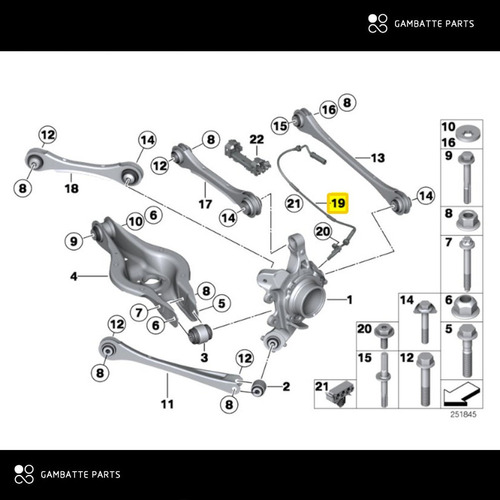 Sensor De Abs Trasero Bmw F33 428i Cabrio Modelo 2015