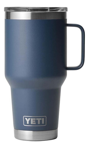 Yeti Azul Con Asa Termico De 30oz Acero Inoxidable Navy Blue