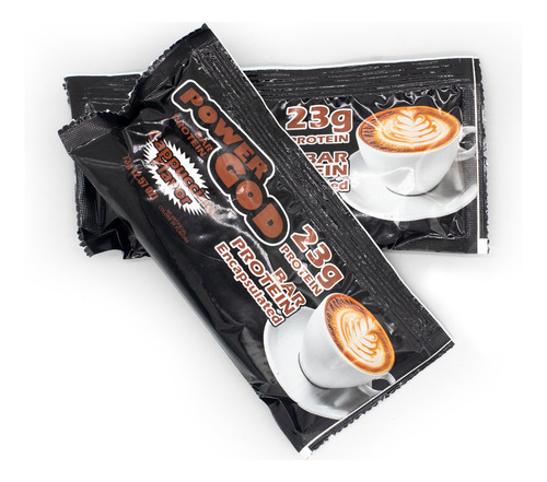 Barras Con Proteína Power God, 23g De Proteína C/u Capuchino