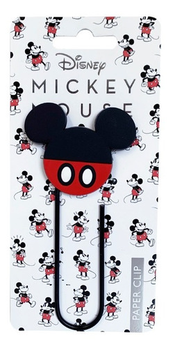 Jumbo Paper Clip Mickey Mouse X1 Mooving Color Rojo
