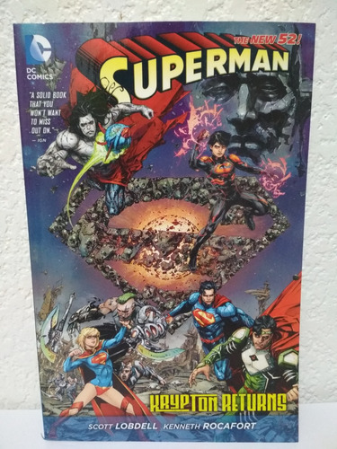 Superman Krypton Returns Cómic En Inglés Tpb