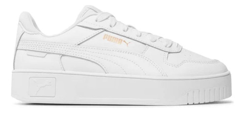 Tenis Puma Carina Street Blanco Comodo Plataforma 393846-01