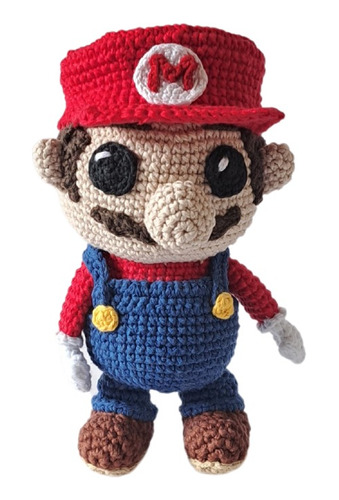 Muñeco Mario Bros Funko Amigurumi Tejido Crochet