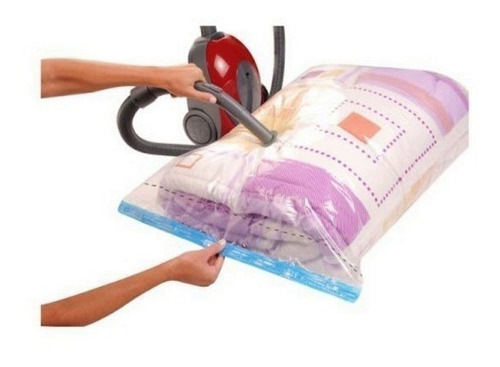 Kit 05 Sacos À Vácuo Organizador Protetor Roupas Viagem 85x53cm