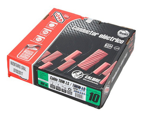 Cable Electrico Cal. 10 Color Verde Tipo Thw (1  Iusa 399331