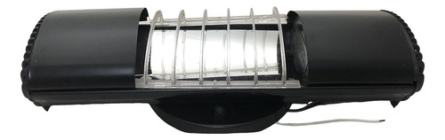 Luminária Rcg Aletada 1 Lâmpada - Preta 110v/220v