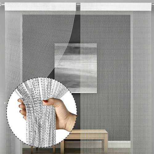Cortina De Hilo, Separador De Ambientes, Cortinas