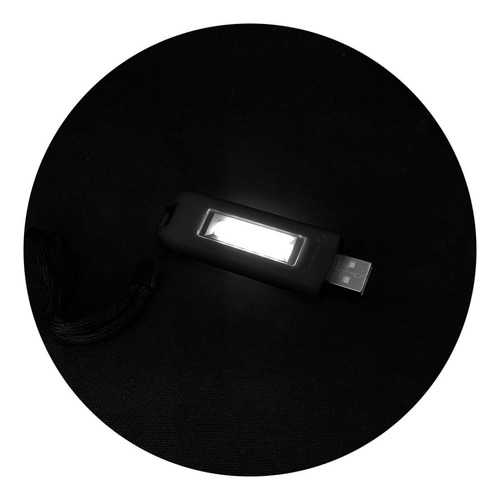 Mini Linterna Llavero Colgable Luz Led Recargable Usb