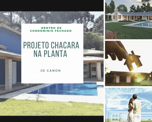 Imagem 1 de 14 de Chácara No Interior De São Paulo Projeto Na Planta