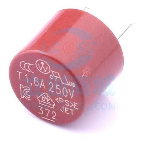 2 Pcs One-time Fuse 1.6a20v Time-delay Plug-in