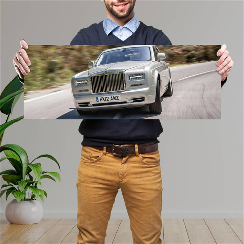 Cuadro 30x80cm Auto 2012 Rolls Royce Phantom 607 18