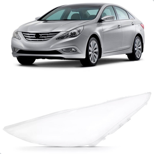 Lente Farol Para Hyundai Sonata 2011 Até 2014