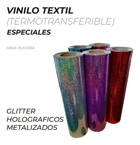 Vinilo Termo Transferible Textil Especiales 100x50 Pvc Capta