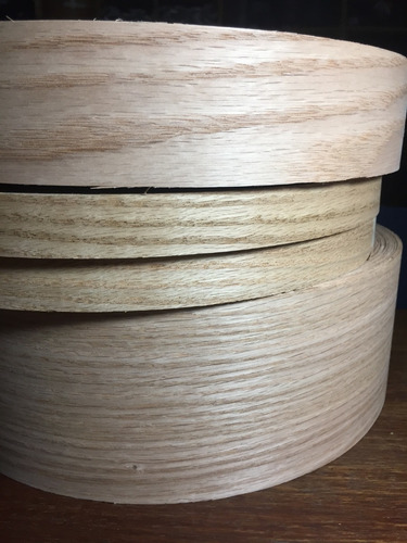 Imagen 1 de 3 de Canto Madera Roble Natural Rollo 22mmx100mts/mlp Center Home