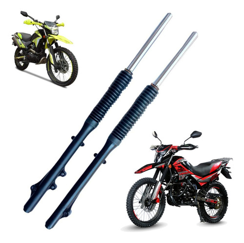 Barras Delanteras Motocicleta Crossmax Negra 150