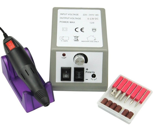 Set Torno Profesional Para Uñas Acrilicas Manicure Pedicure