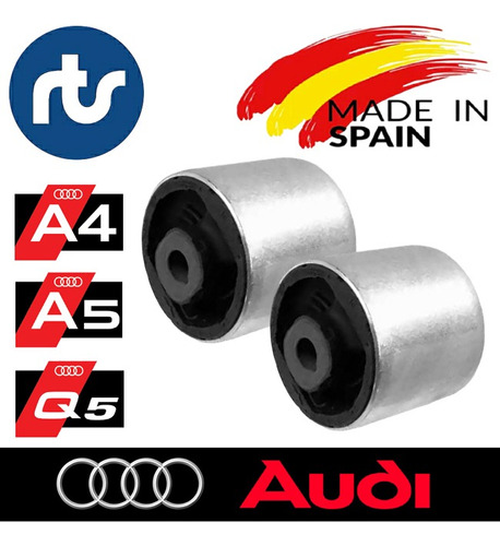 Buje Bandeja Delantera (posterior) Audi A4 A5 Q5 (75mm) Par