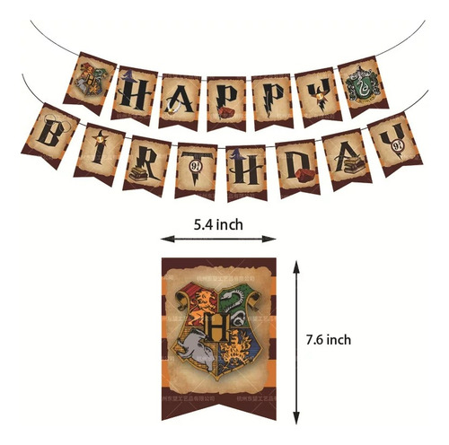 Kit Para Fiesta Tematica De Harry Potter