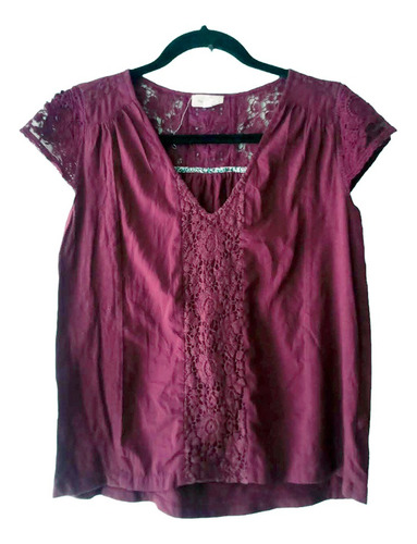 Top Boho Vino Meadow Rue - Anthropologie Talla Xs