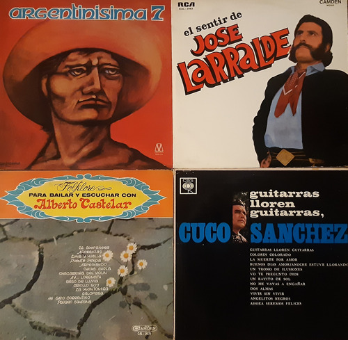 Lp Argentinísima José Larralde Alberto Castelar Cuco Sánchez