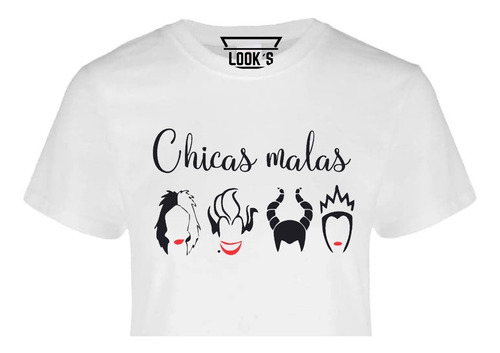Playera O Crop Top Chicas Malas Villanas