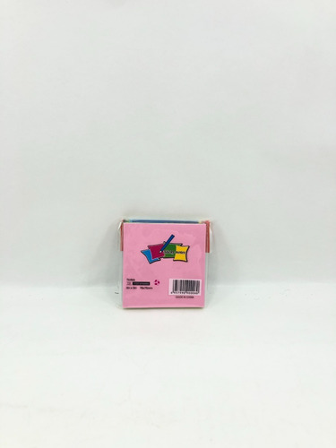 Imagen 2 de 2 de Notas Autoadhesivas Pastel Fluor Post It Forma Corazon Fruta