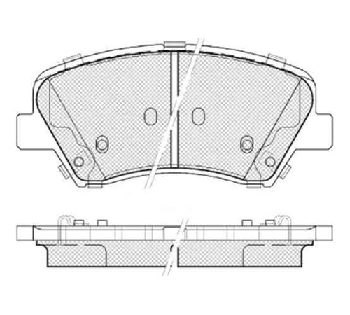 Pastillas Freno Para Kia Rio 1.4 - 1.6 Cvvt 2017/ Del Hi-q