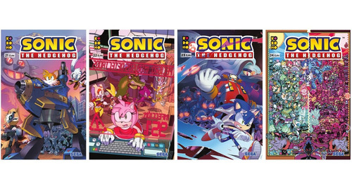 Imagen 1 de 5 de Sonic The Hedgehog Pack 4 Tomos (21-22-23-24)