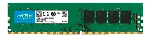 Memoria RAM Basics gamer color verde  8GB 1 Crucial CB8GU2666