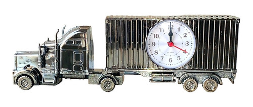 Reloj Alarma Trailer Truck Camion Y Portaretrato