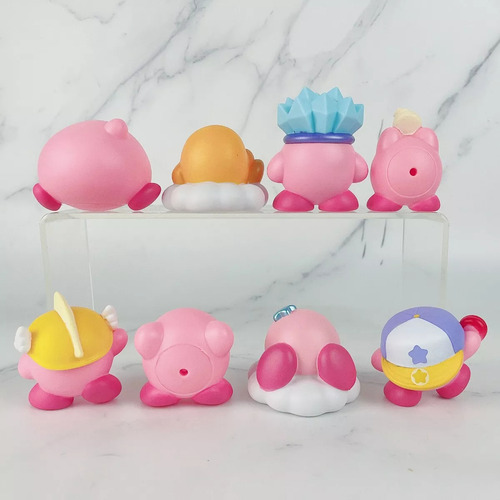 Kirby Star Set 8 Figuras Pixie Mirror Maze Capsule Doll