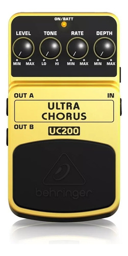 Pedal Efecto Guitarra Ultra Chorus Behringer Uc200 Estereo