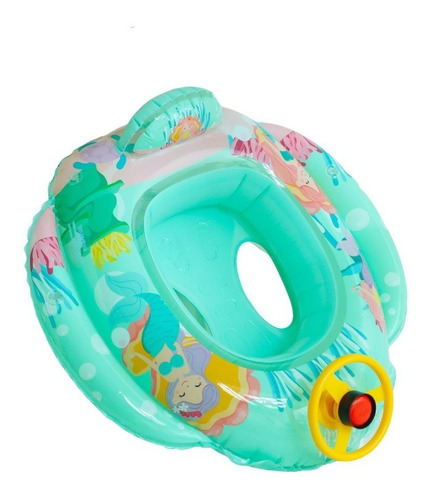 Asiento Flotador Inflable Piscina Niño Bebe Auto Sonido