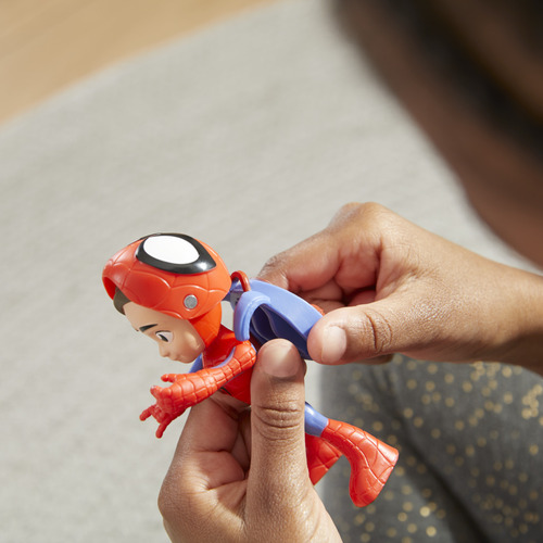 Set Doble Spidey Y Trace-e De 10 Cm, Spidey Marvel