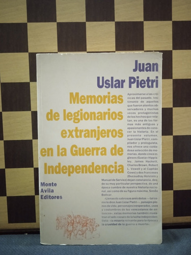 Memorias De Diccionarios Extranjeros..-juan Uslar Pietri