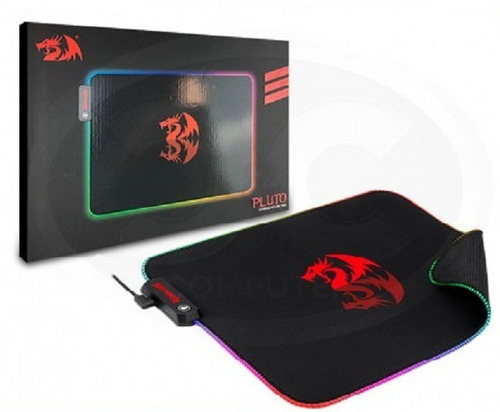 Mousepad Rgb Gamer Redragon P026 Pluto Alfombrilla De Mouse