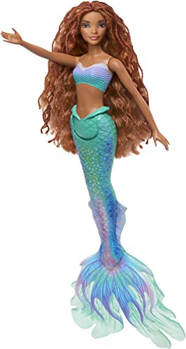 Disney La Sirenita Ariel Doll, Mermaid Fashion Doll With Sig