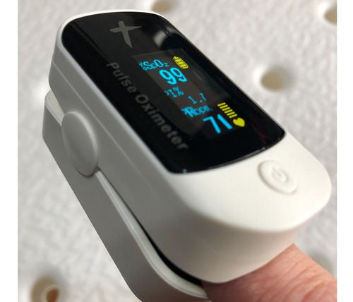 Oximetro De Pulso Oled Con Curva Plestimografica Y Estuche