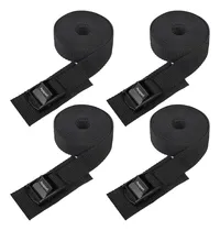 Comprar Correas Para Amarre Ayaport , Negro , Con Hebilla , 4 Pcs